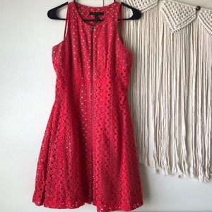 BCBGMAXAZRIA Eyelet Dress